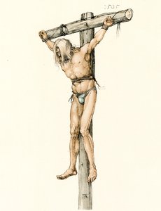 Study on the Left Thief by Albrecht Dürer